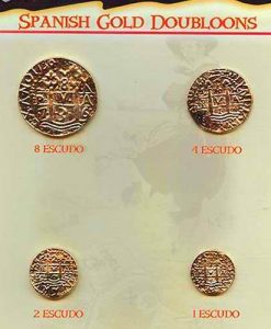Replica Gold Doubloon Coins
