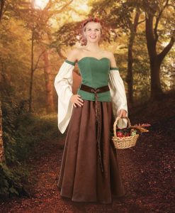 Forest Gown W/ Belt