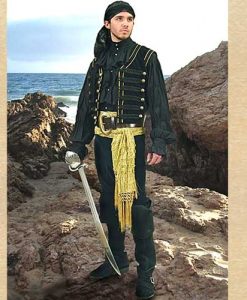 Black Pirate Vest