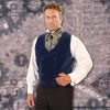 Saphire Velvet Vest