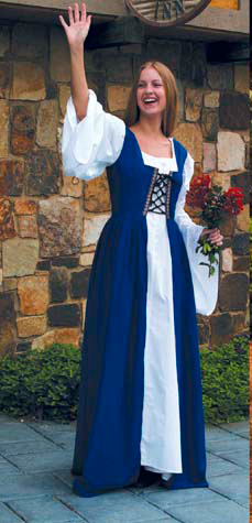 Girls Fair Maiden Dress - kids medieval costume renaissance